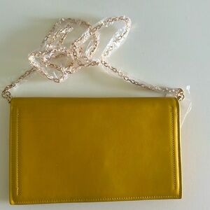 NWT yellow crossbody bag
